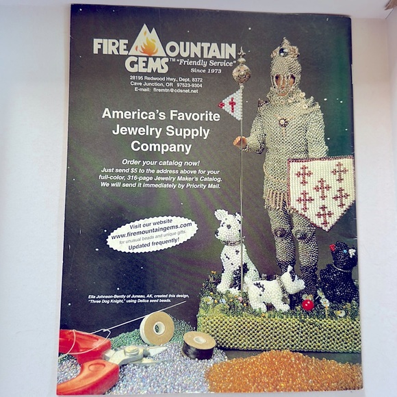 BEADWORK MAGAZINE 2 ISSUES YEAR 2000 - Picture 7 of 9